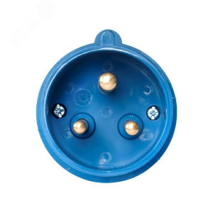 Вилка переносная 023 32А 2P+PE 220В IP44 ps-023-32-220