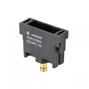 Вилочная контактная вставка FLE STP 1 2.5, Вилочная контактная вставка, для пневмошлангов, 1 полюс, типоразмер FLEX, диаметр шлангов 2,5мм, 10 Bar