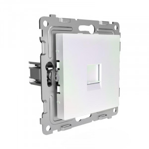 Розетка телефонная 1-м СП Pixel RJ11 механизм перламутр. TKE-PX-RT1-C04