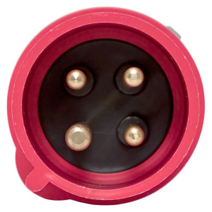 Вилка переносная 024 3Р+РЕ 32А 380В IP44 EKF PROXIMA