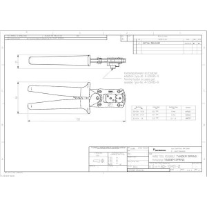 169481-2, Обжимные клещи / Обжимные инструменты TAND SPRING HAND
