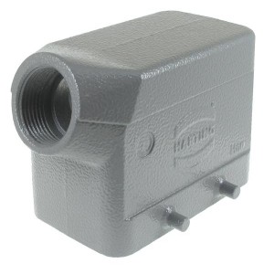 09300101521, Сверхмощные разъемы питания HAN 10B PG16 SIDE METAL HOOD