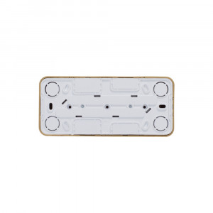 Розетка 3-м ОП Blanca 16А IP20 250В без заземл. без защ. шторок с изолир. пластиной ясень SE BLNRA000315