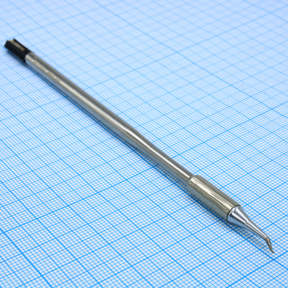 Изображение товара Жало для паяльника GT-Y130 изогнутый конус 0.2 мм