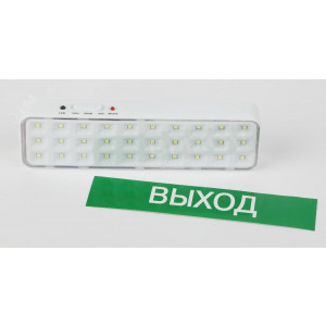 Светильник светодиодный DBA-102-0-20 30LED 5ч IP20 выход аварийный непостоянный Б0044395