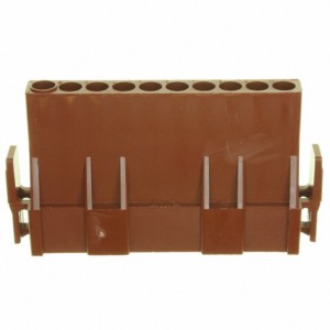 207397-1, Кожух разъема  RCP 10 контакт(ов) 5мм обжим кабеля картон