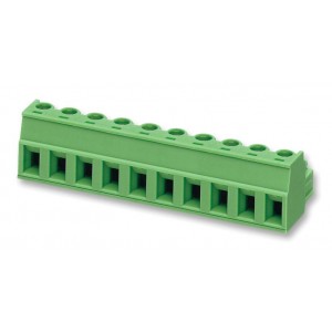 MC 1.5/2-ST1-5.08, Разъем на плату, сечение: 1,5 кв.мм, цвет: зеленый, 8 A, 320 В, гнездо, контактов- 2, рядов- 1, контактов в ряду- 2, точек подкл-я- 2, cемейство- MC 1,5/..-ST1, шаг- 5,08 мм , коробка