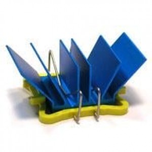 ATS-50170P-C1-R0, Радиаторы maxiFLOW Heatsink with maxiGRIP Attachment, T766, Blue-Anodized, 17x17x17.5mm