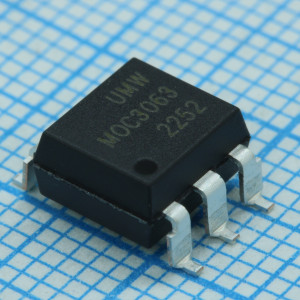 MOC3023S-TA1, Оптопара симисторная 5кВ 6SMD