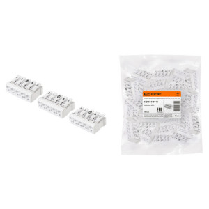 Клемма пружинная соединительная КСП5-3L+N+PE, 16 A SQ0510-0115