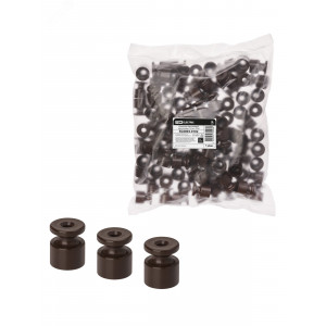 Изолятор пластиковый коричневый (100 шт) SQ2804-0102