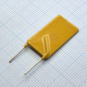 LP30-500F, Самовосстанавливающийся предохранитель PTC 5A(hold) 10A(trip) 30V 40A 3W 14.5s 0.01Ohm Radial 14.5 X 3 X 30mm