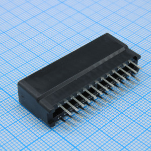 L-KLS1-603C-26-S_, Слот 26 контактов, 2,54мм.  3А  для монтажа на плату