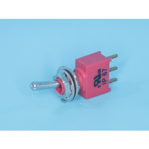 PST-121A., Тумблер мини 3 конт. SPDT (on-on) IP67 (B068BT)
