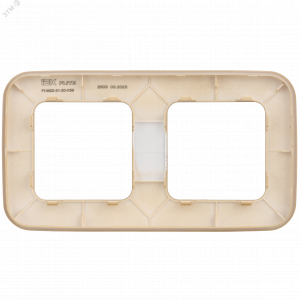 FLITE ARTISTIC Рамка 2-местная РУ-2-А-ФлХ хаки IEK FI-M22-31-20-K59