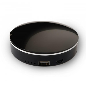 Светильник светодиодный ML-D9PB-bk косметическое зеркало с подсветкой с увеличением 13с LED литиев. аккум. встроен. POWER BANK черн. 5038189