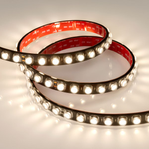 Лента герметичная FLT-PS-A42-BLACK-23mm 24V Warm3000 (21 W/m, IP67, 30deg, 5m) 040920, Светодиодная гибкая лента Wall Washer, герметичная IP67. Светодиоды 2835, 42 шт/м (210 шт на 5м), черная плата, скотч 3М. Цвет свечения ТЕПЛЫЙ 3000К, направленная линза с углом 30°, индекс цветопередачи CRI>80. Питание 24 В, мощность 21 Вт/м (105 Вт на 5