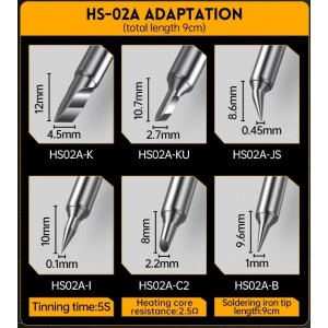 Жало для паяльника FNIRSI HS01-ILS, Паяльное жало для паяльника HS-01 в форме иглы
