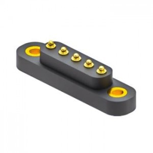 858-22-005-80-011101, Проводные клеммы и зажимы Spring-Loaded Header VertMt Sldrless 5Pin