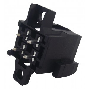 963357-6, Соединитель оконечный and Receptacle 4 контакт(-ов) 5мм прямой монтаж в отверстие автомобильного применения