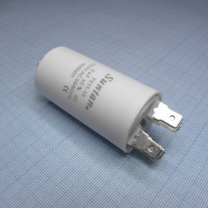 TS1113Q0205JSB000R, Конденсатор металлизированный полипропиленовый 25мкФ 450VAC ±5% (45 X 70мм) 85°C