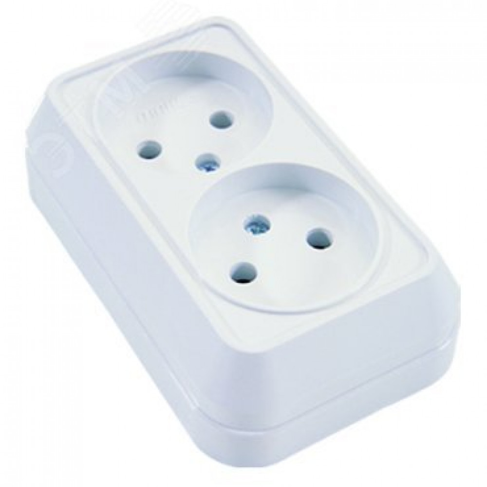 Изображение товара Силовая розетка Makel 45117 IP20 16А белая для открытого монтажа