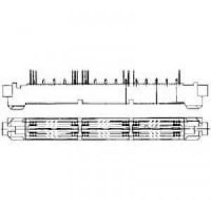 767039-5, Межплатные и промежуточные соединители MICTOR RA PLUG 190 .093PCB ASY