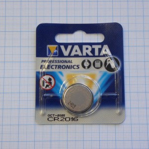 CR2016  Varta, Элемент питания литиевый,3В