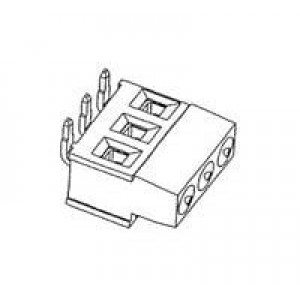 284410-3, Фиксированные клеммные колодки TERMI-BLOK 2700 PCB 3 POS. 5 M