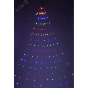 ENIN -2NM Гирлянда LED Дождик 10 нитей 2 метра мультиколор 220V (60/1440) Б0047966