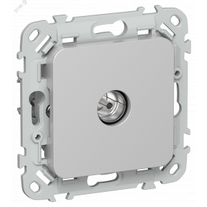 FLITE Розетка TV экранированная оконечная тип M РТВм-1-1-1-ФлА алюминий IEK FI-A13-O-K47