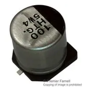 EEETG1H470UP, Конденсатор алюминиевый электролитический 47мкФ 50В ±20% (8 X 10.2мм) для поверхностного монтажа 0.75 Ом 133мА 2000час 125°С автомобильного применения лента на катушке