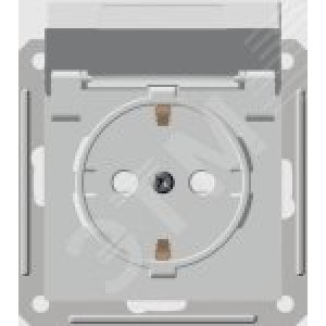 W59 AQUA РОЗЕТКА с заземлением со шторками, 16А, IP44, механизм, СЛОНОВАЯ КОСТЬ C2 RS16-152B-2-86