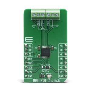 MIKROE-4110, Средства разработки цифровых потенциометров DIGI POT 6 Click