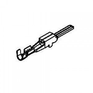 57919-6702, Проводные клеммы и зажимы .090 MALE TERMINALS 090 MALE TERMINAL(S)