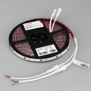 Лента герметичная SPI-PS-B60-12mm 12V RGB-PX3-BPT (12 W/m, IP67, 5060, 5m) 039599, Светодиодная лента SPI-PS-B60, герметичная IP67 (PS - силиконовая экструзия), с микросхемой MT16703. Светодиоды 5060, 60 шт/м (1 pixel = 3 LED), обход битого пикселя - BPT, белая плата, скотч 3М. Цвет RGB, угол 120°. Питание 12 В, мощность 12 Вт/м (60 Вт