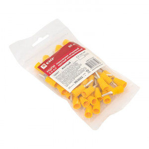 Наконечник штыревой круглый изолированный НШКИ 2.5-6.0 (уп 50шт) PROxima nshki-2.5-6.0