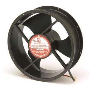 OD254AP-12MB, Вентиляторы постоянного тока DC Fan, 254x89mm, 12VDC, 580CFM, 43dBA, Ball Bearing, Wire Leads
