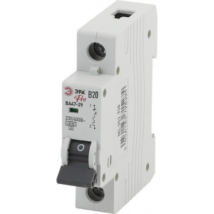 Автоматический выключатель PRO NO-902-158 ВА47-29 1P 20А кривая B 4,5кА Б0036863