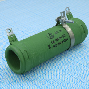 С5-36В 50    100 ±10%, Проволочный постоянный резистор 100 Ом 50Вт ±10%