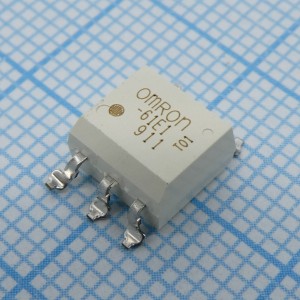 G3VM-61E1, МОП-транзисторное реле, 60В AC, 500мА, 2Ом, SPST-NO