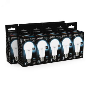 Лампа светодиодная Black 16Вт A60 грушевидная 4100К нейтр. бел. E27 1520лм 102502216