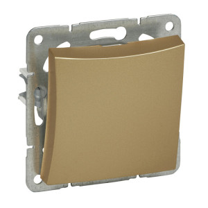 ДУЭТ 1-клавишный ПЕРЕКЛЮЧАТЕЛЬ, сх.6, 10АХ, механизм, ШАМПАНЬ C3(2) WDE000461