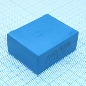 B32686A2104J000, Конденсатор металлоплёночный полипропиленовый 0.1мкФ 2000В ±5% (42х20х39.5мм) радиальный высокотемпературный 37.5мм 100°С россыпь