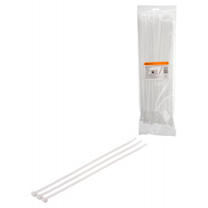 Хомут 7,6х400 мм морозостойкий (белый) (100 шт) SQ0515-1113