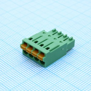 15EDGKN-3.5-04P-14-00A(H), Разъемный клеммный блок, 4 контакта. Серия 15EDGKN-3.5