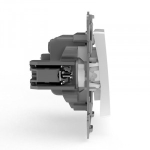 Выключатель 2-кл. СП Pixel 10А IP20 механизм алюм. TKE-PX-V2-C03