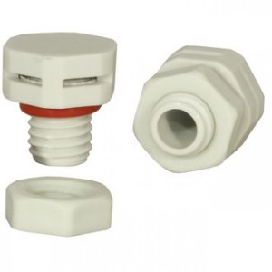 M10X1.5 PA66 WHITE, M10X1.5 PA66 белый