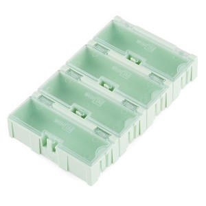 TOL-11528, Принадлежности SparkFun Modular Plastic Storage Box - Medium (4 pack)