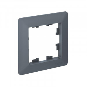 ATLASDESIGN AIR 1-постовая РАМКА, ГРИФЕЛЬ/дымчатый черный ATN220701